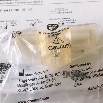 New Drager 8411130 Flow Sensor Babylog 8000 Plus