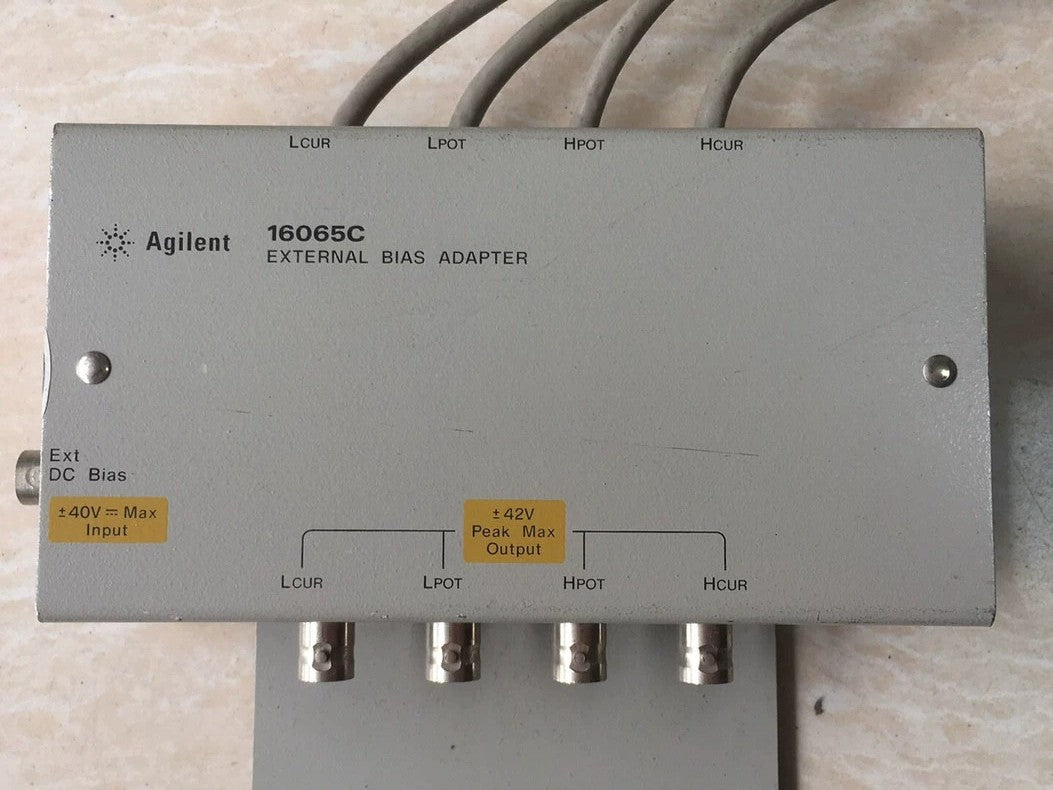 Used HP 16065C External Bias Measurement Adapter