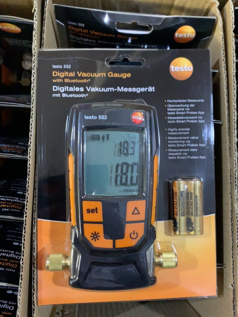 New Testo 552 Digital Vacuum Gauge Bluetooth HVAC Tool