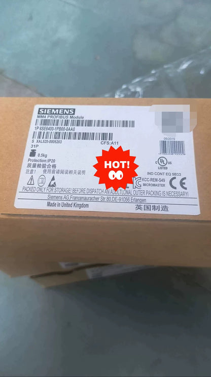 Siemens 6SE6400-1PB00-0AA0 MICROMASTER PROFIBUS Module