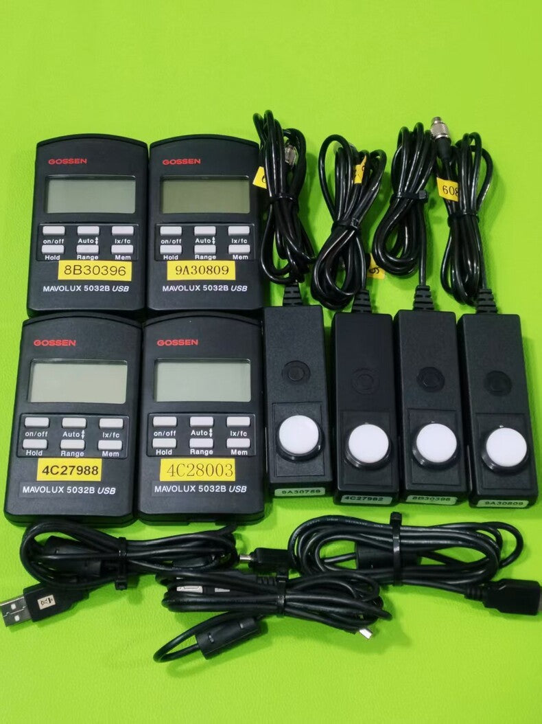 Used GOSSEN MAVOLUX 5032B USB Digital Lux Light Meter