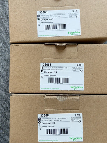New Schneider 33668 MN/UVR 24V Undervoltage Release