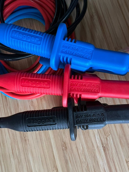 Megger Test Leads for MIT515/MIT525/MIT1025/MIT1525