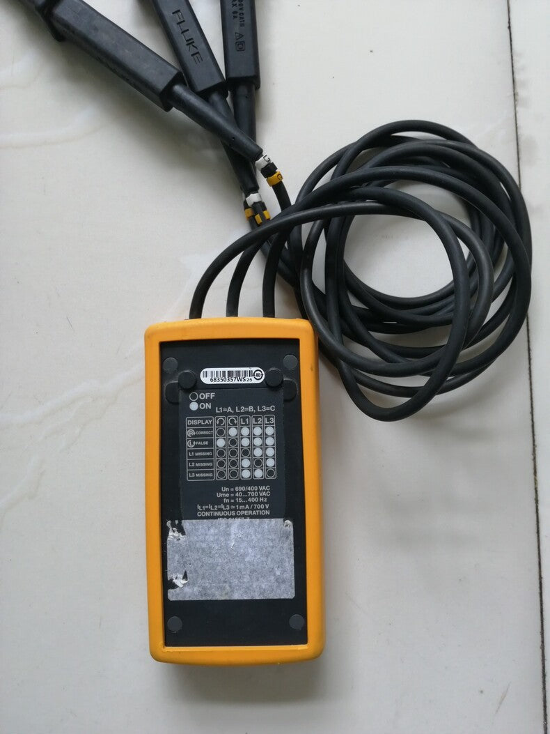 Used Fluke 9040 Portable Three Phase Rotation Detector