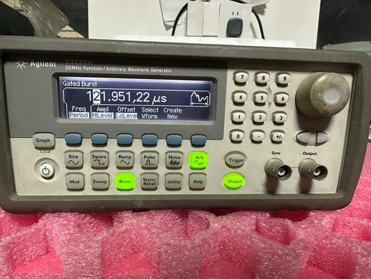 Used Agilent 33220A 20MHz Function Generator