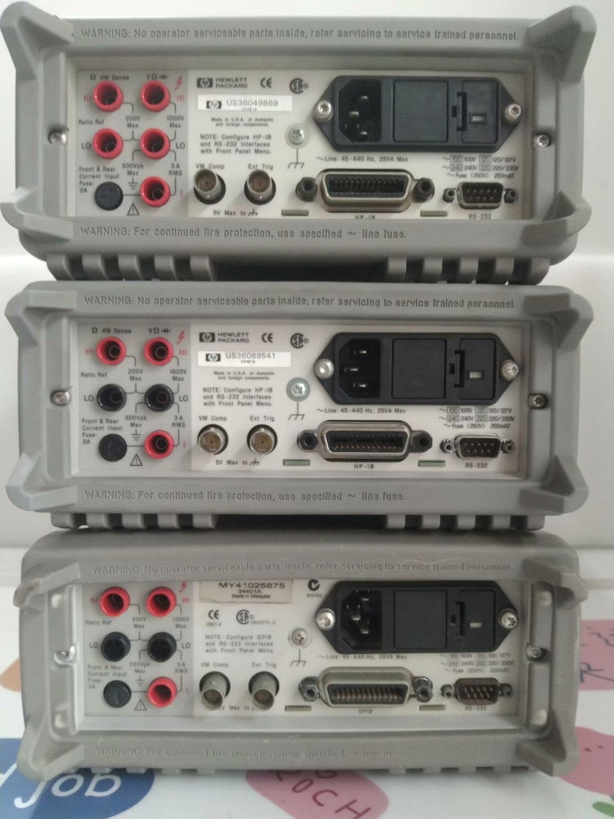 Used HP Agilent 34401A 6½ Digit Multimeter