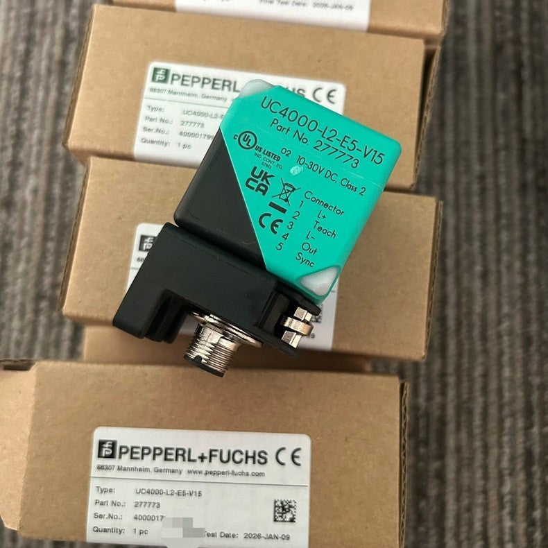 New Pepperl-Fuchs UC4000-L2-E5-V15 Ultrasonic Sensor