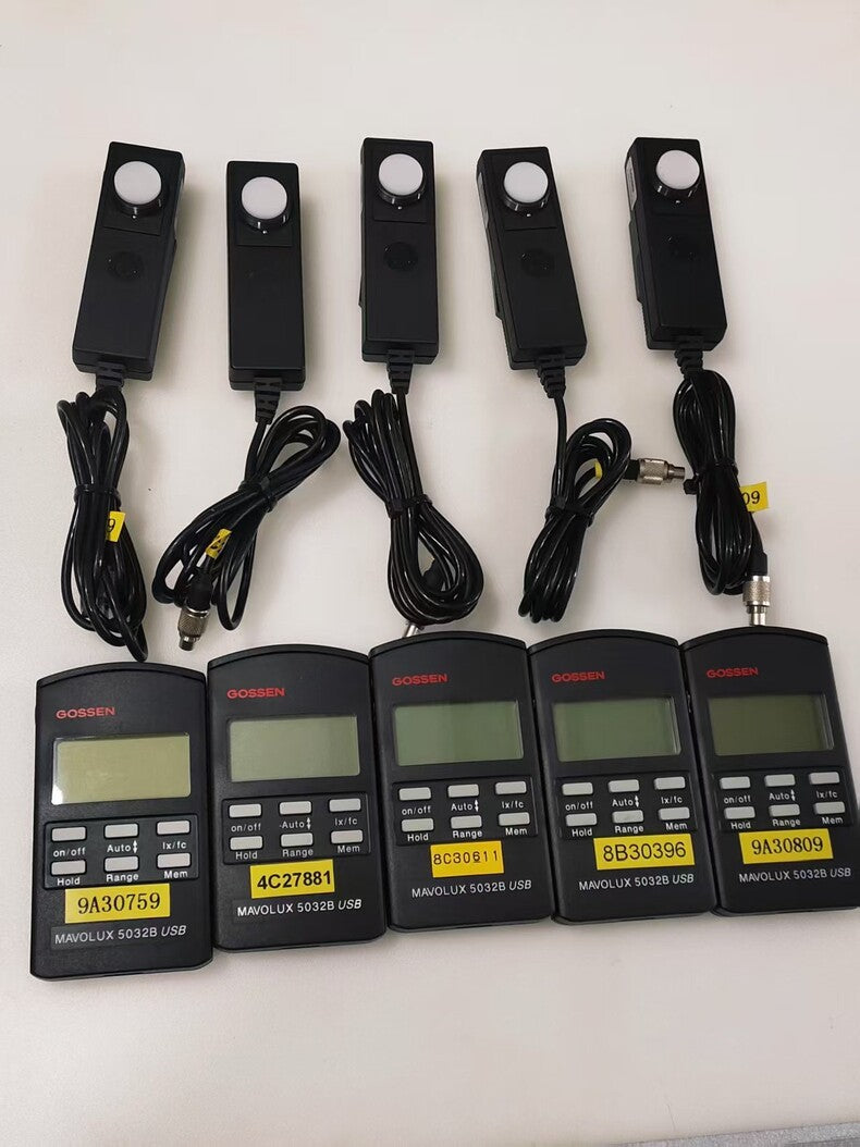 Used GOSSEN MAVOLUX 5032B USB Digital Lux Light Meter