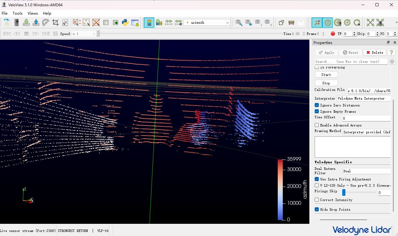Used Velodyne VLP-16 16-Ch 3D LiDAR 100m