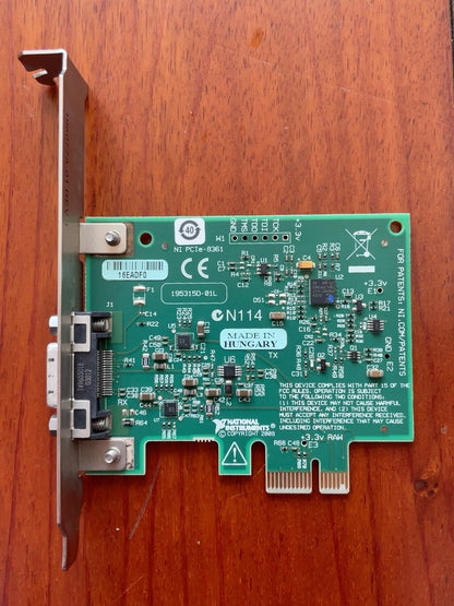 Used NI PCIe-8361 MXI-Express PXI Remote Interface Card