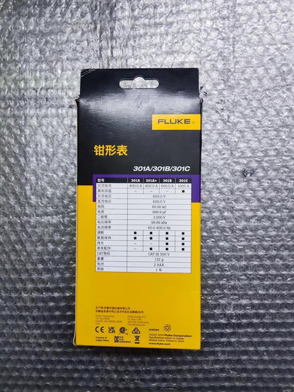 Fluke 301A AC Clamp Meter 600A/600V Digital