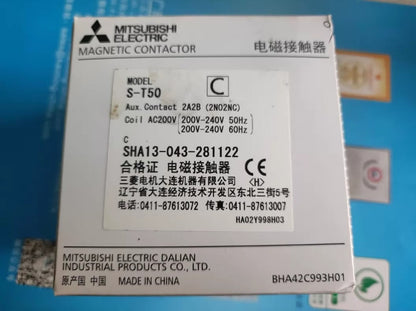 1PC New Mitsubishi S-T50 110VAC Electromagnetic Industrial Magnetic Contactor