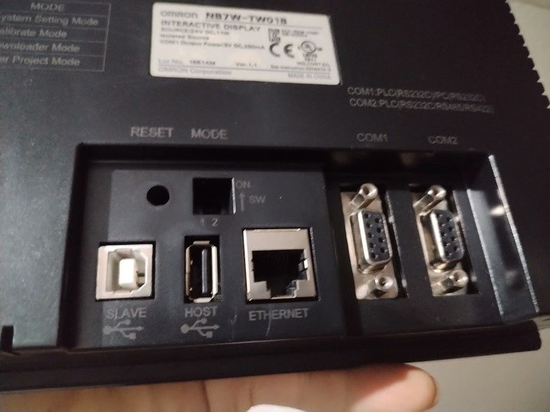 Omron NB7W-TW01B 4.3" Touchscreen HMI Panel 24VDC