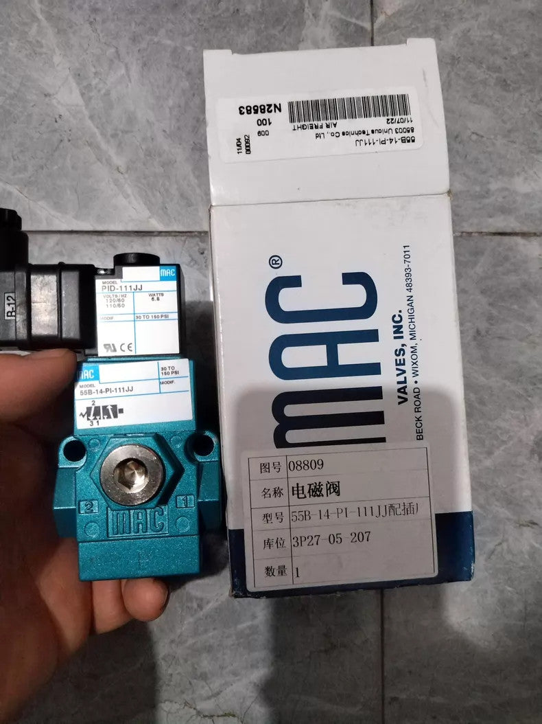 Used MAC 55B-11-PI-121JJ Solenoid Valve