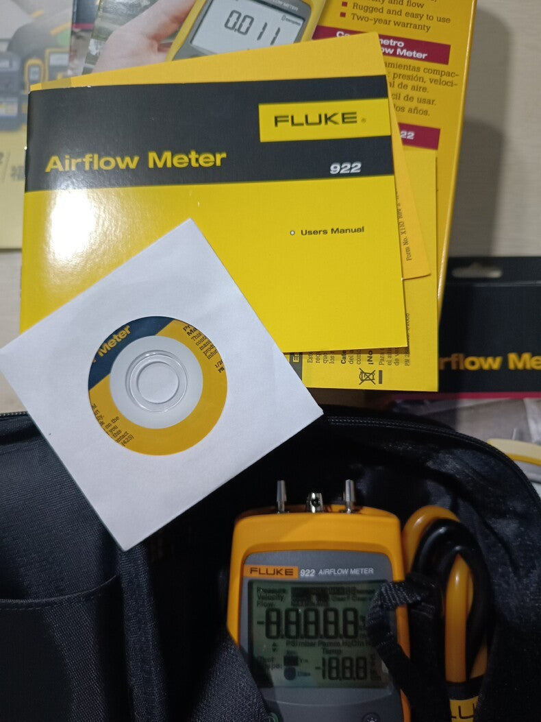 Fluke 922 Airflow Micromanometer 0-16 In WC
