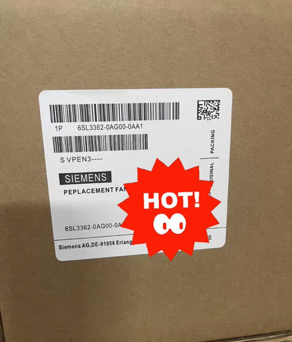 New Siemens 6SL3362-0AG00-0AA1 Replacement Fan