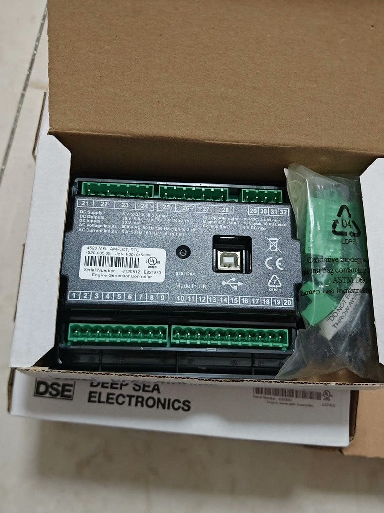 1PC New Deep Sea DSE4520 MKII AMF Auto Mains Failure Generator Controller
