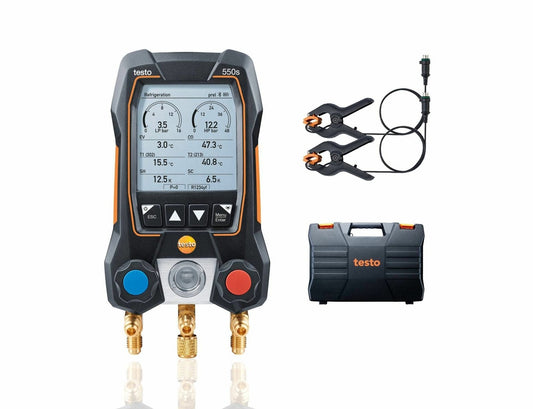 Testo 550s Digital Manifold Gauge Set 05645501