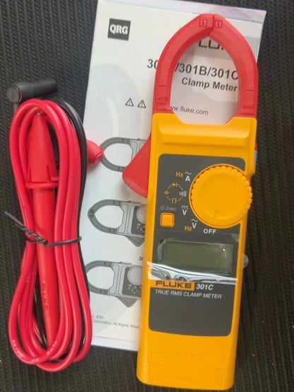 Fluke 301C Digital AC Clamp Meter 600A/600V