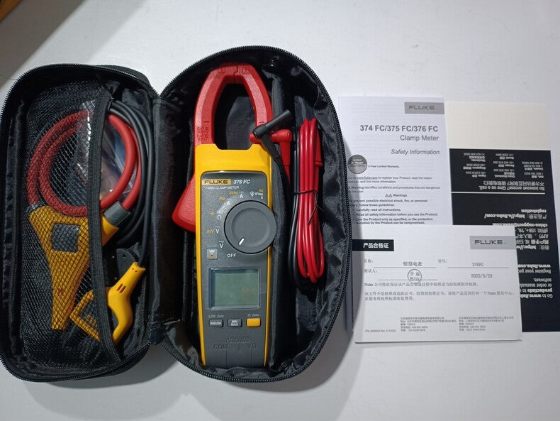 New Fluke 376 FC True RMS Clamp Meter 1000A