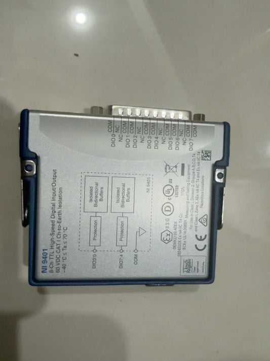 Used National Instruments NI 9401 Digital IO Module