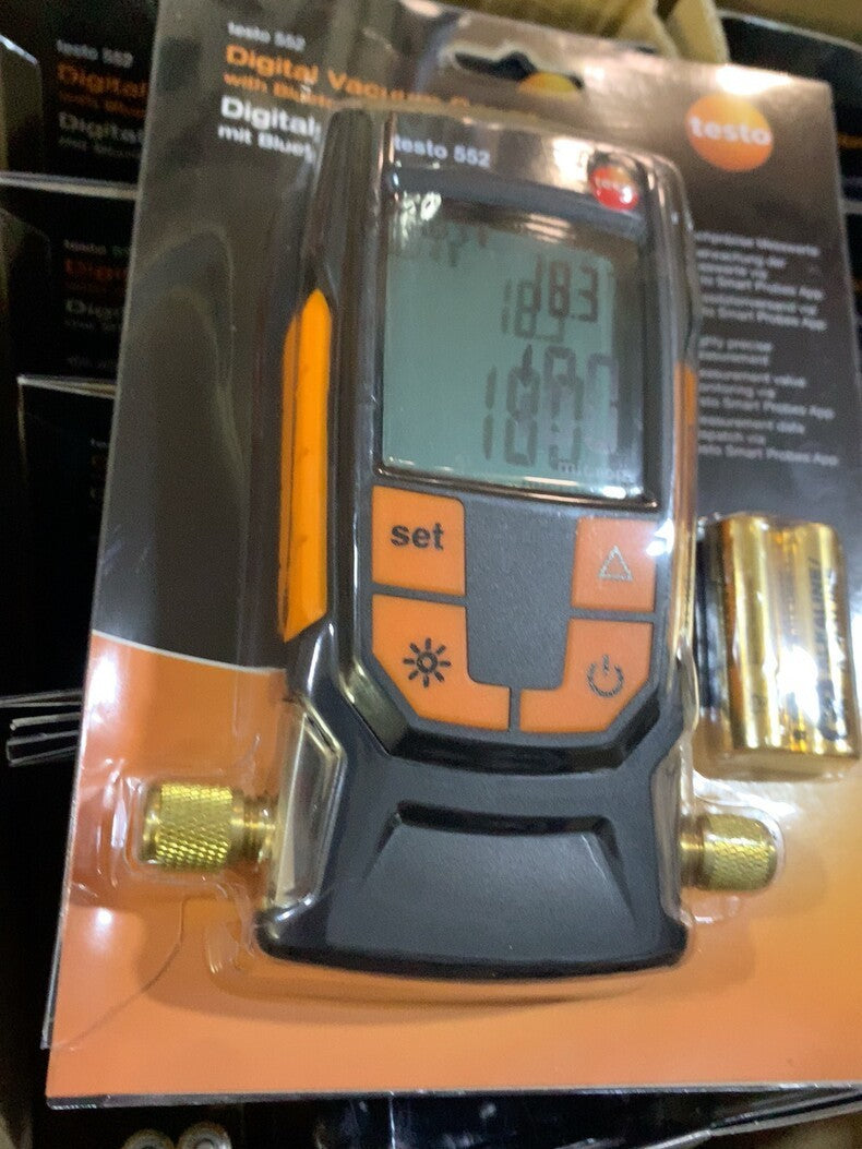 New Testo 552 Digital Vacuum Gauge Bluetooth -100 to 0mbar