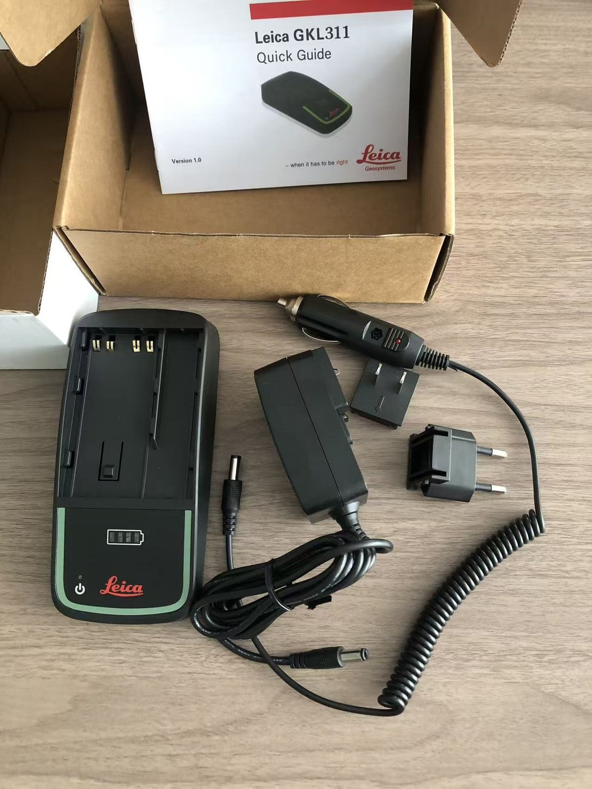 New GKL311 Battery Charger Leica GEB211/212/221/222