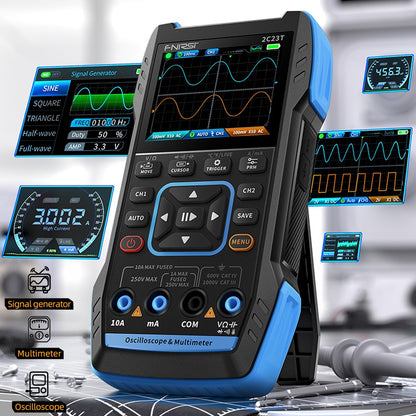 FNIRSI 2C23T 3-in-1 Oscilloscope Multimeter Generator