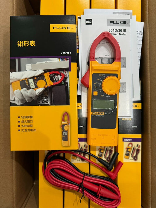 Fluke 301D AC/DC Clamp Meter 600A/600V