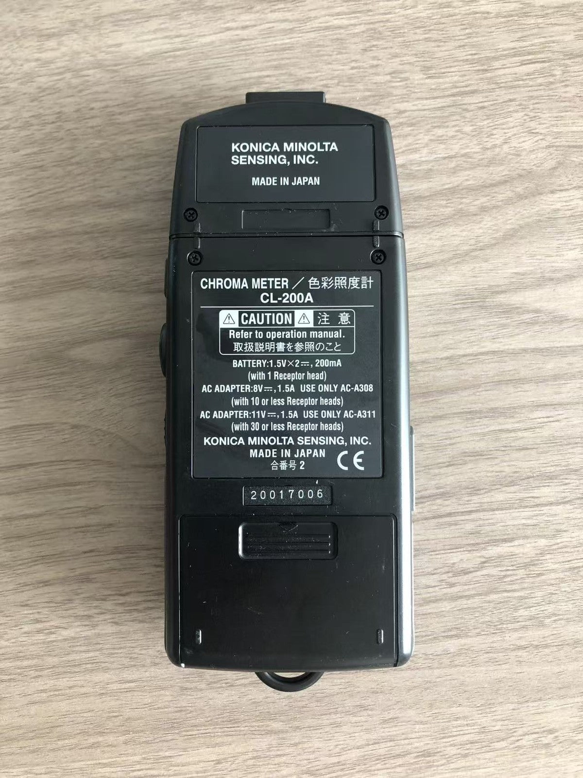 Used Konica Minolta CL-200A 0.01-99999 lux Chromaticity Meter