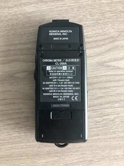 Used Konica Minolta CL-200A 0.01-99999 lux Chromaticity Meter