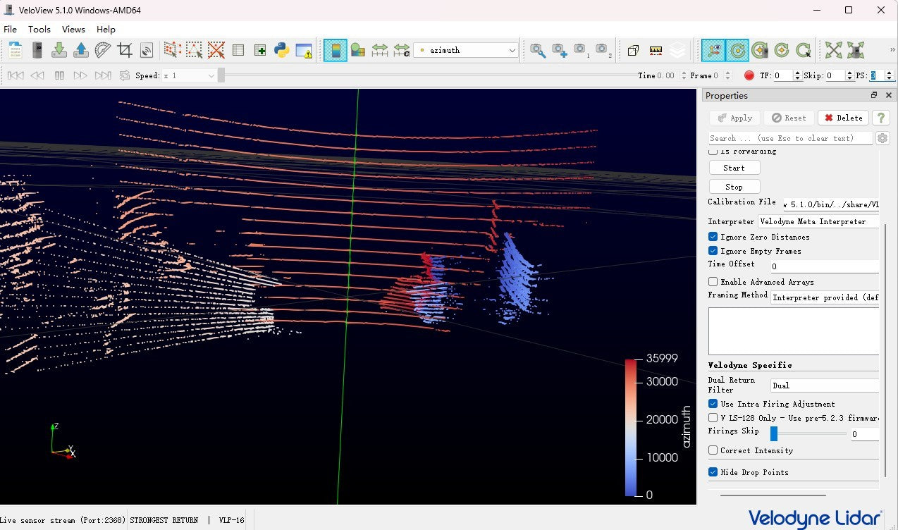 Used Velodyne VLP-16 16-Ch 3D LiDAR 100m