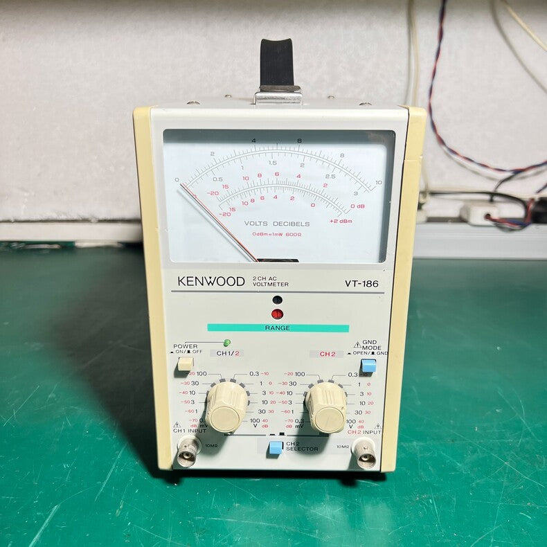 1PC Used Kenwood VT-186 Dual Channel AC Millivoltmeter Test Equipment