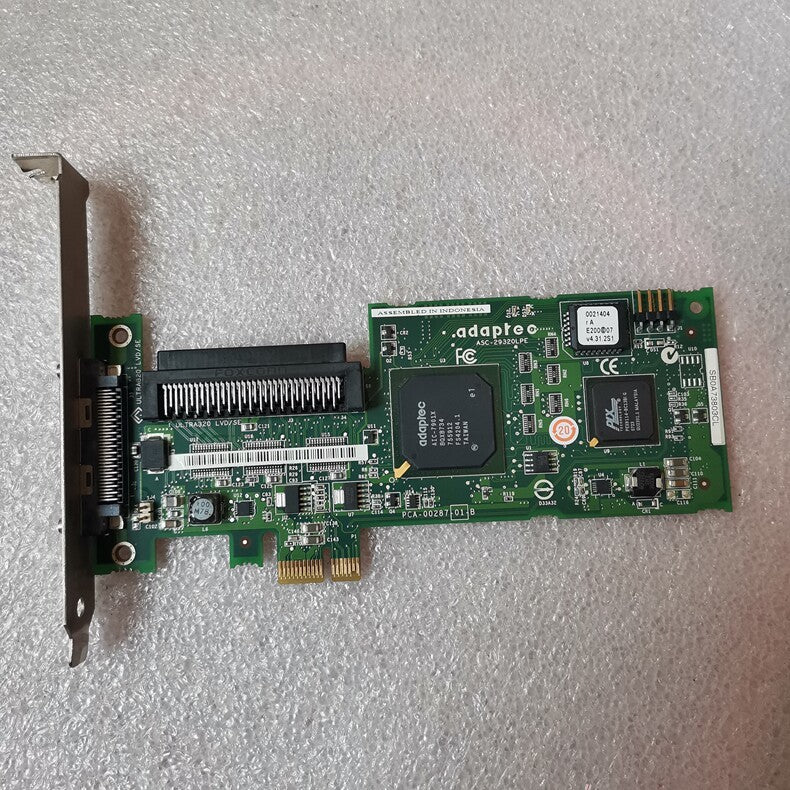 Used Adaptec 29320LPE Ultra320 SCSI Controller Card PCIe
