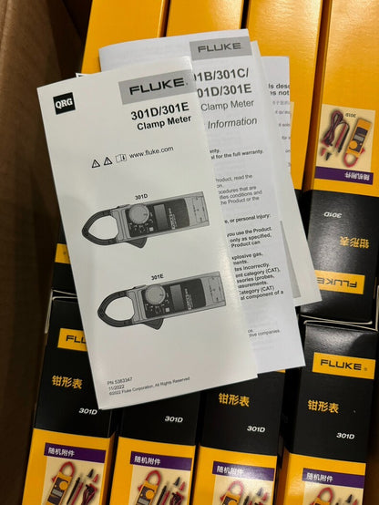 Fluke 301D 600A AC/DC Clamp Meter