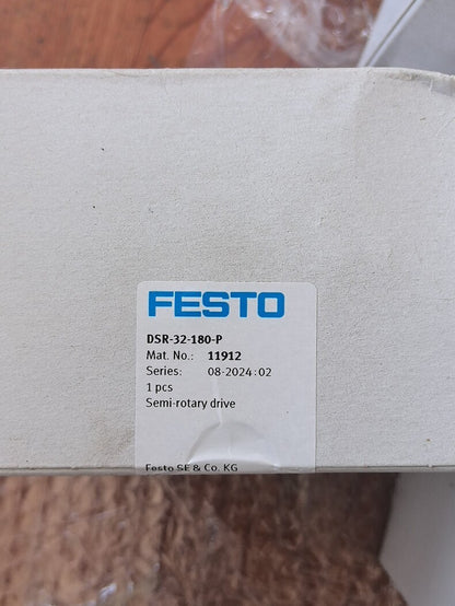1PC New Festo DSR-32-180-P 11912 Pneumatic Rotary Actuator 180 Degree Rotation