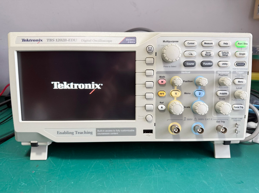 Used Tektronix TBS1202B-EDU 200MHz Oscilloscope