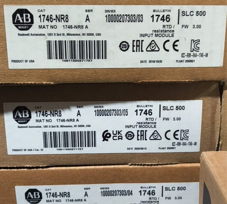 New Allen-Bradley 1746-NR8 RTD Resistance Input