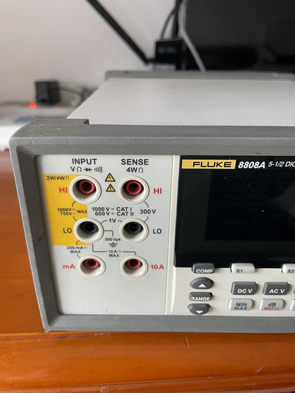 Used Fluke 8808A 5.5-Digit Precision Bench Multimeter