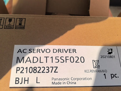 Panasonic MADLT15SF Industrial AC Servo Drive