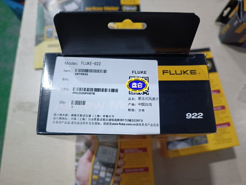 Fluke 922 Airflow Micromanometer 0-16 In WC