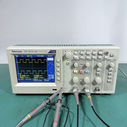 Used Tektronix TDS1012C-EDU 100MHz Digital Oscilloscope