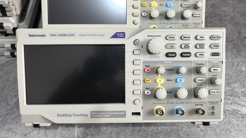 Used Tektronix TBS1102B-EDU 100MHz 2-Ch Oscilloscope