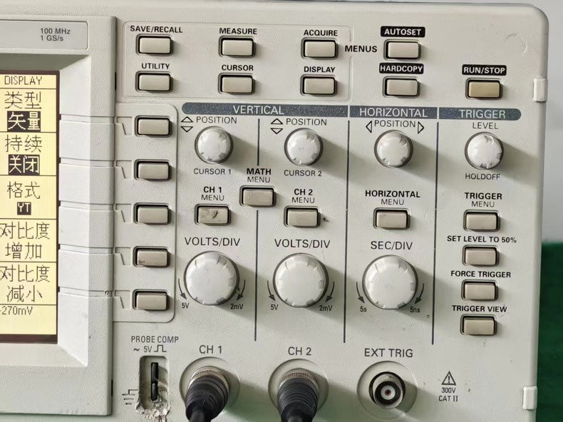 Used Tektronix TDS220 100MHz Oscilloscope