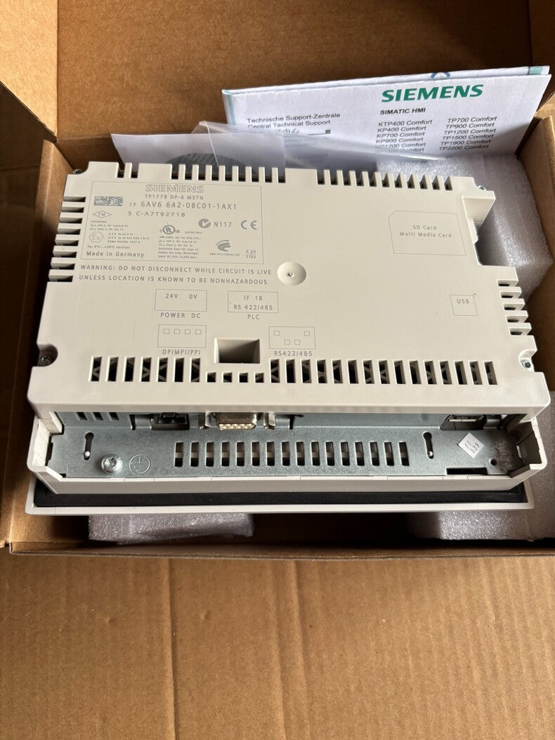 New Siemens 6AV6642-0BC01-1AX1 TP177B HMI Touch Panel