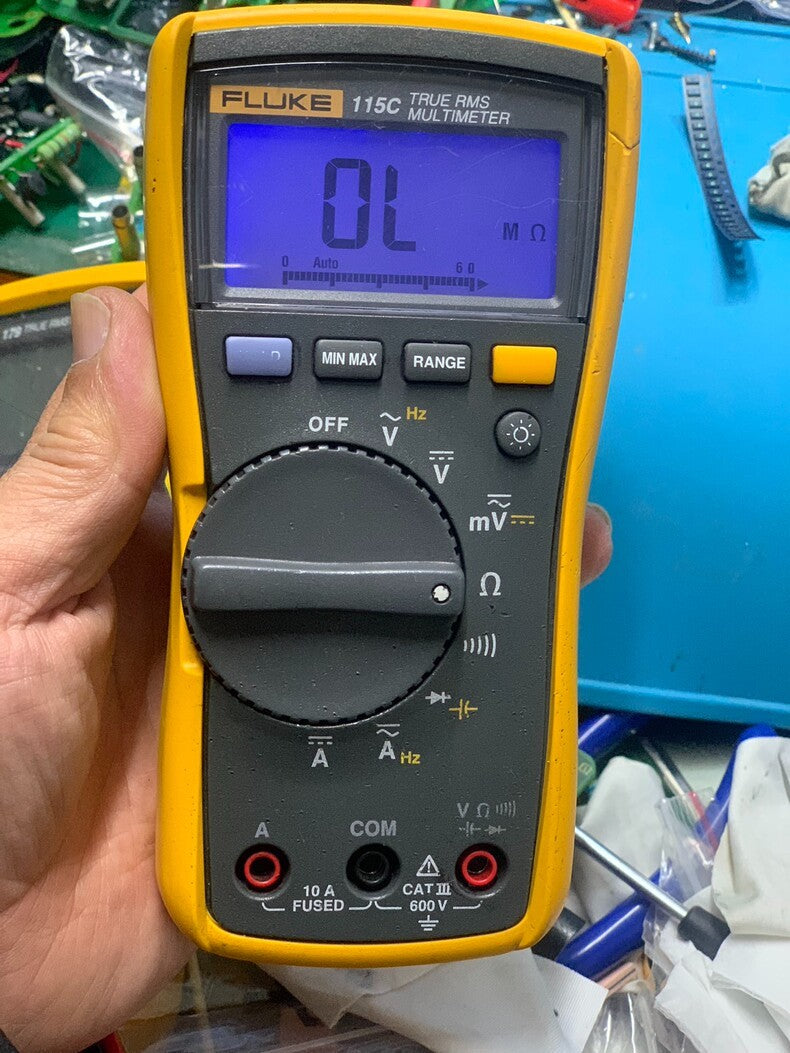 Used Fluke 115C Digital Multimeter Industrial