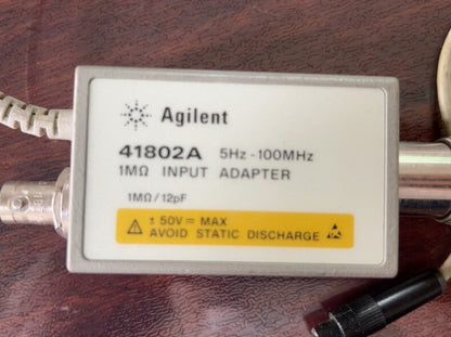 Used Agilent 41802A 1 Megaohm High Impedance Probe