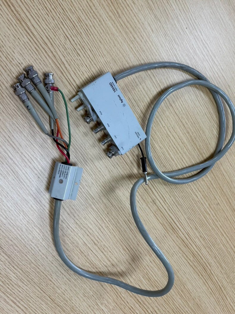 Used HP Agilent Keysight 16048D LCR Meter Test Leads