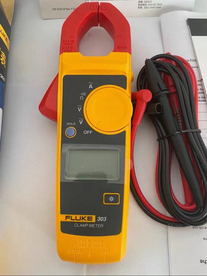 New Fluke 303 600A AC/DC 30mm Jaw Clamp Meter