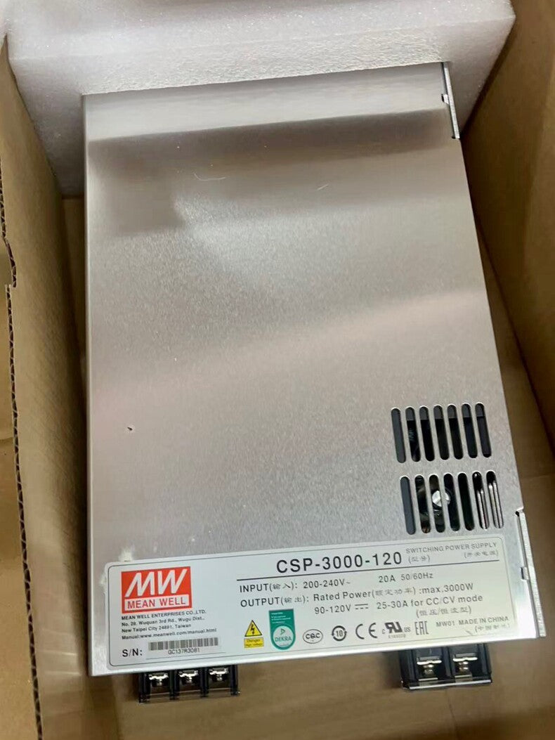 New Mean Well CSP-3000-120 3000W 120V Switching Power Supply